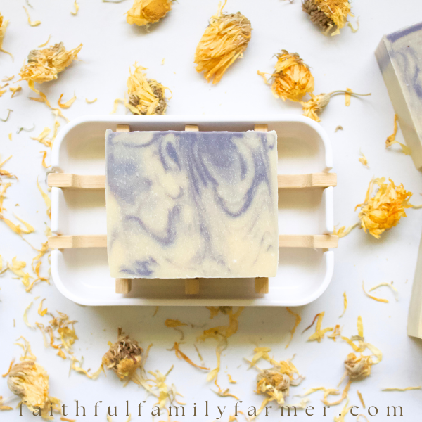 lavender calendula goat milk soap